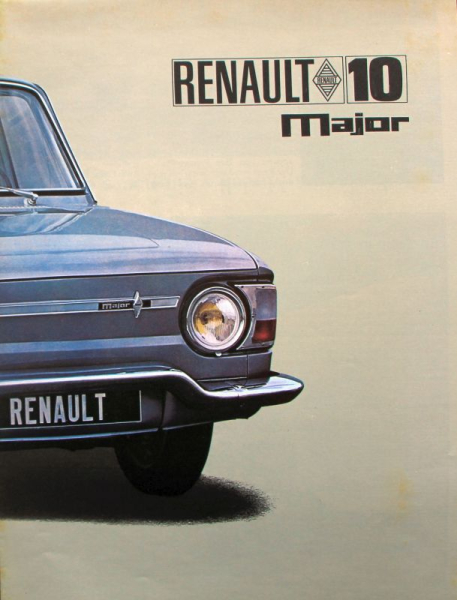 Renault 10 Modelprogram 1966 Carbrochure (2471)